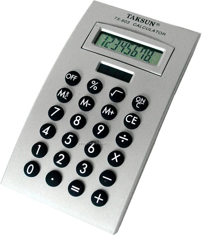 Arch Shape Dual Power Desk Top Or Hand Hold Calculator