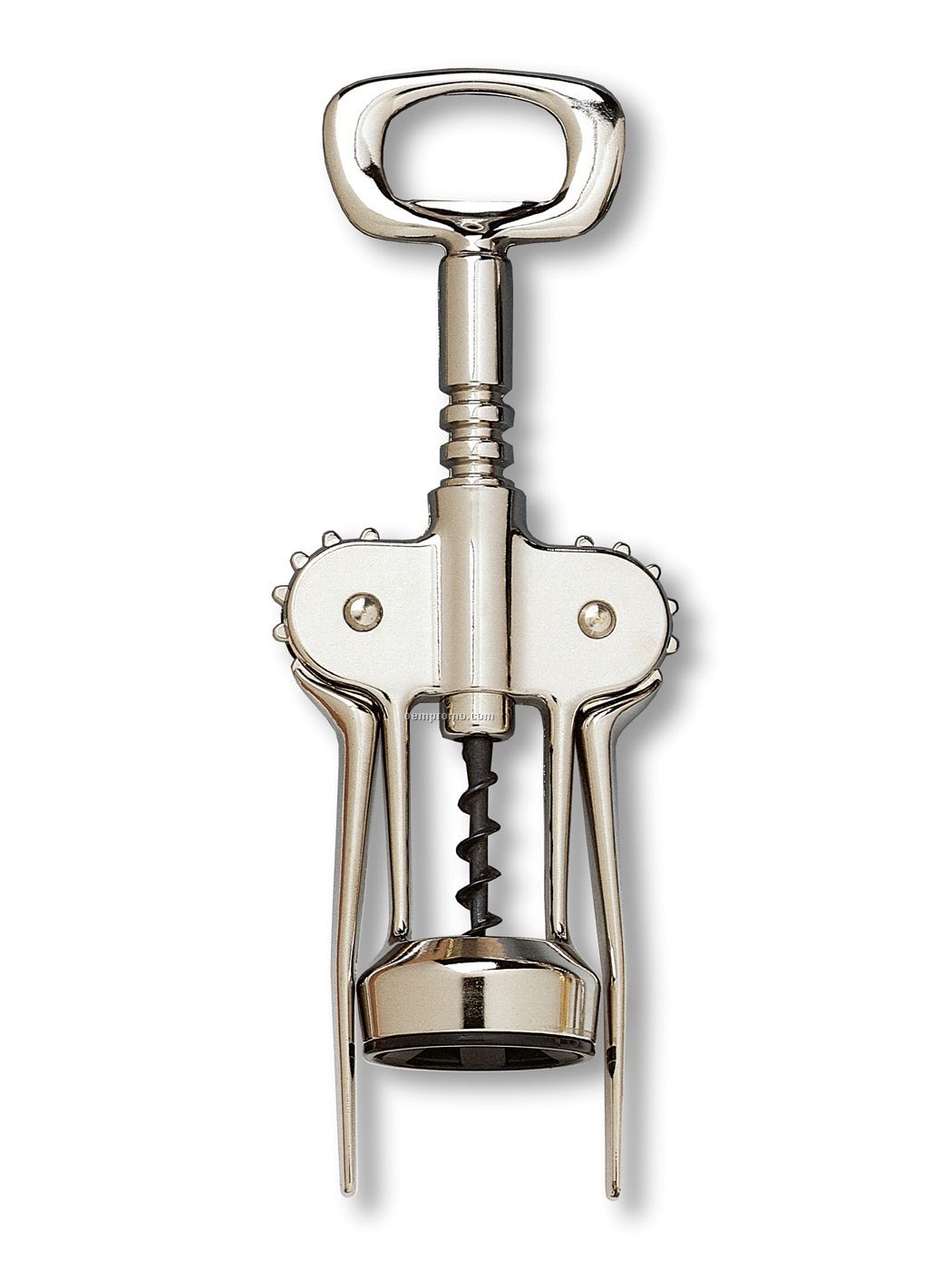 Chrome Plated Deluxe Wing Corkscrew With Auger Worm