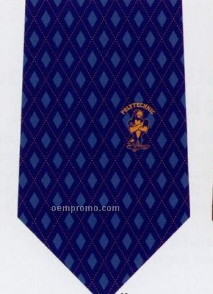 Custom Logo Printed Silk Tie - Pattern Style H