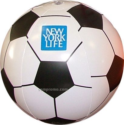 Inflatable Sports Beach Ball - Soccer