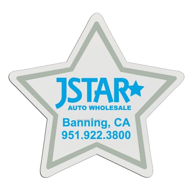 Star Lightweight Plastic Badge (3 1/2
