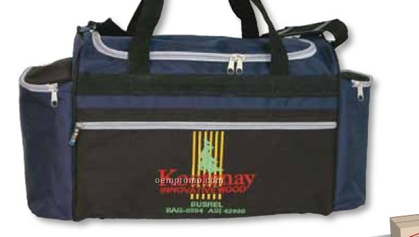 Triple Compartment Sport Bag (Blank)