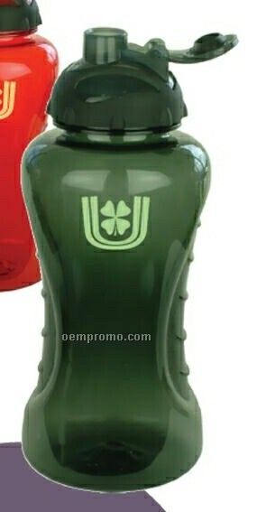 34 Oz. Sure Grip Hiker Sports Bottle With Rubber Accent