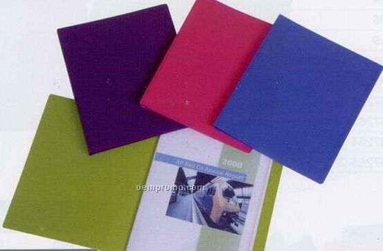 Assorted Pack Letter Size 12 Page Presentation Book With Neon Cover