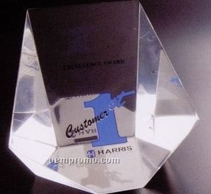 Custom Lucite Award (6"X5 1/2"X4")