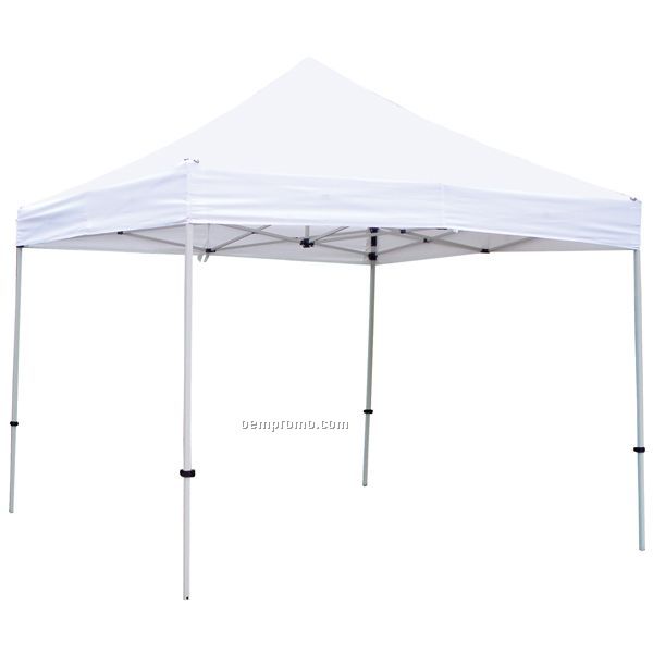 Deluxe 10' Square White Tent - Unimprinted