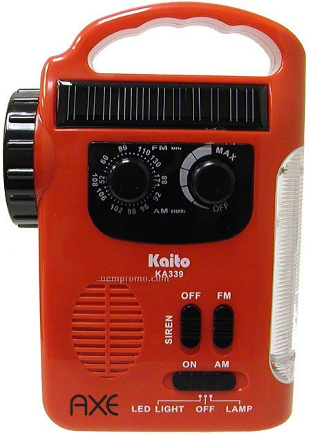 Kaito Crank Powered Flashlight And Radio
