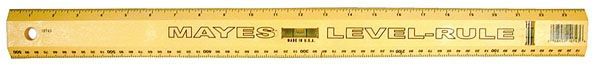 Plastic Ruler And Level Combination (24")