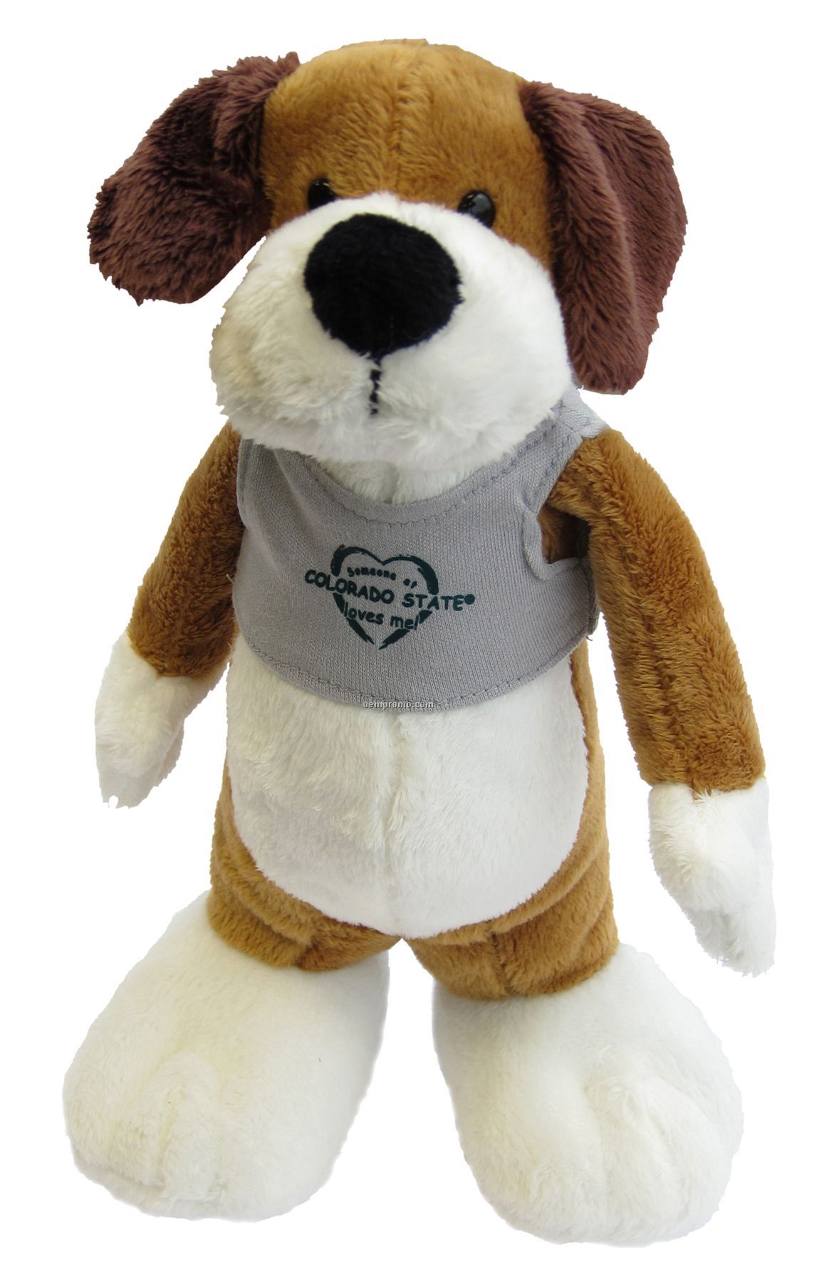 Standing Plush Dog With Tank Top (10")