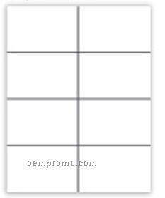 Blank 8-up Laser Label Sheets (2.75"X4.25")