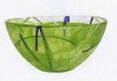 Contrast Small Swirl Crystal Bowl By Anna Ehrner (Lime)