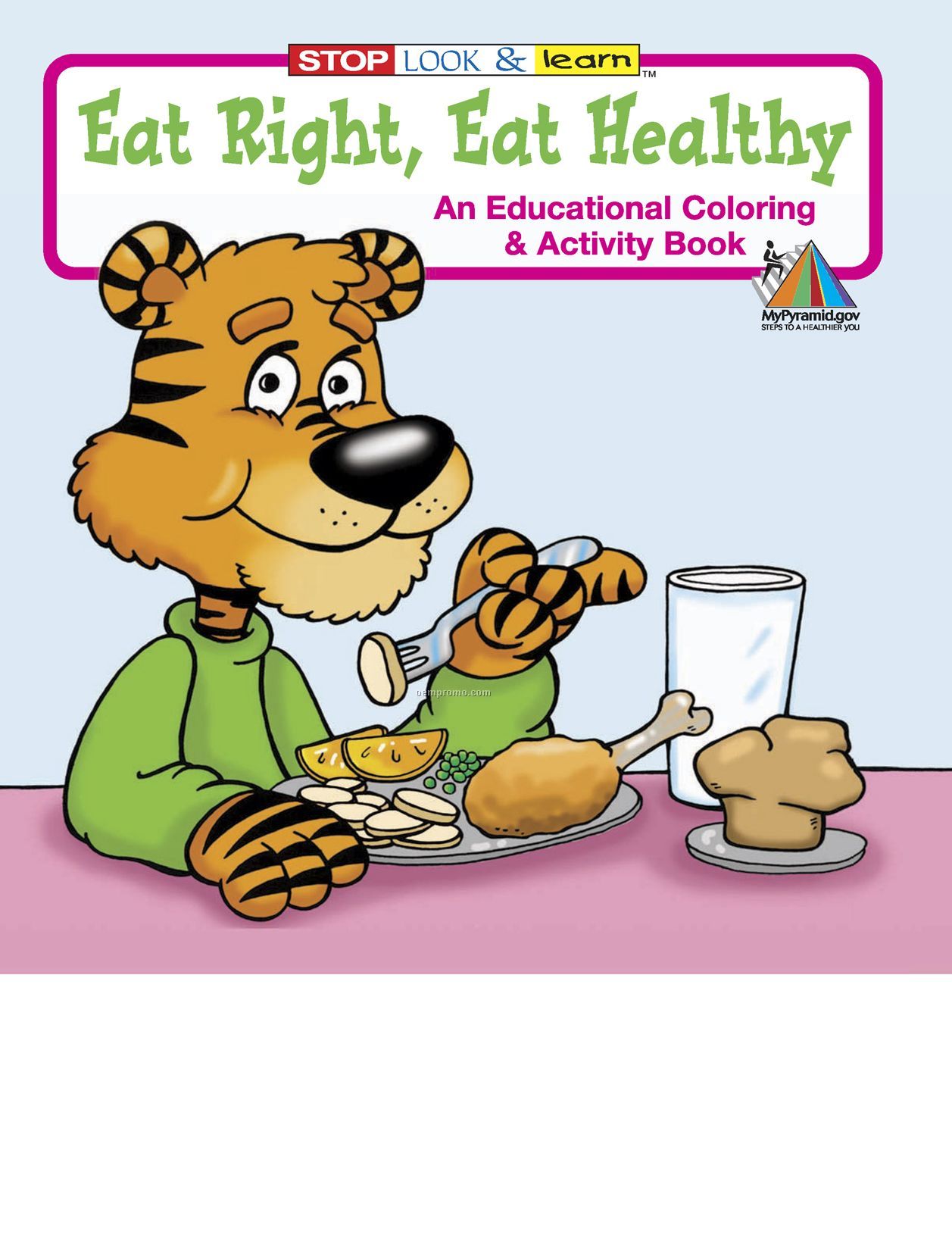 Eat Right, Eat Healthy Coloring Book Fun Pack