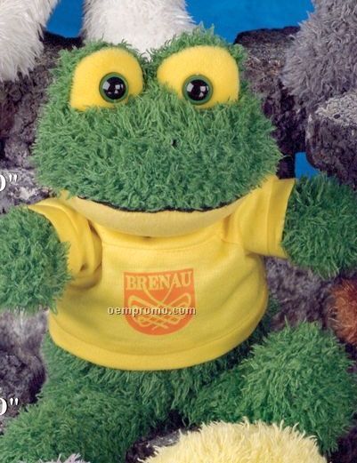 Ruddly Family Stuffed Green Frog
