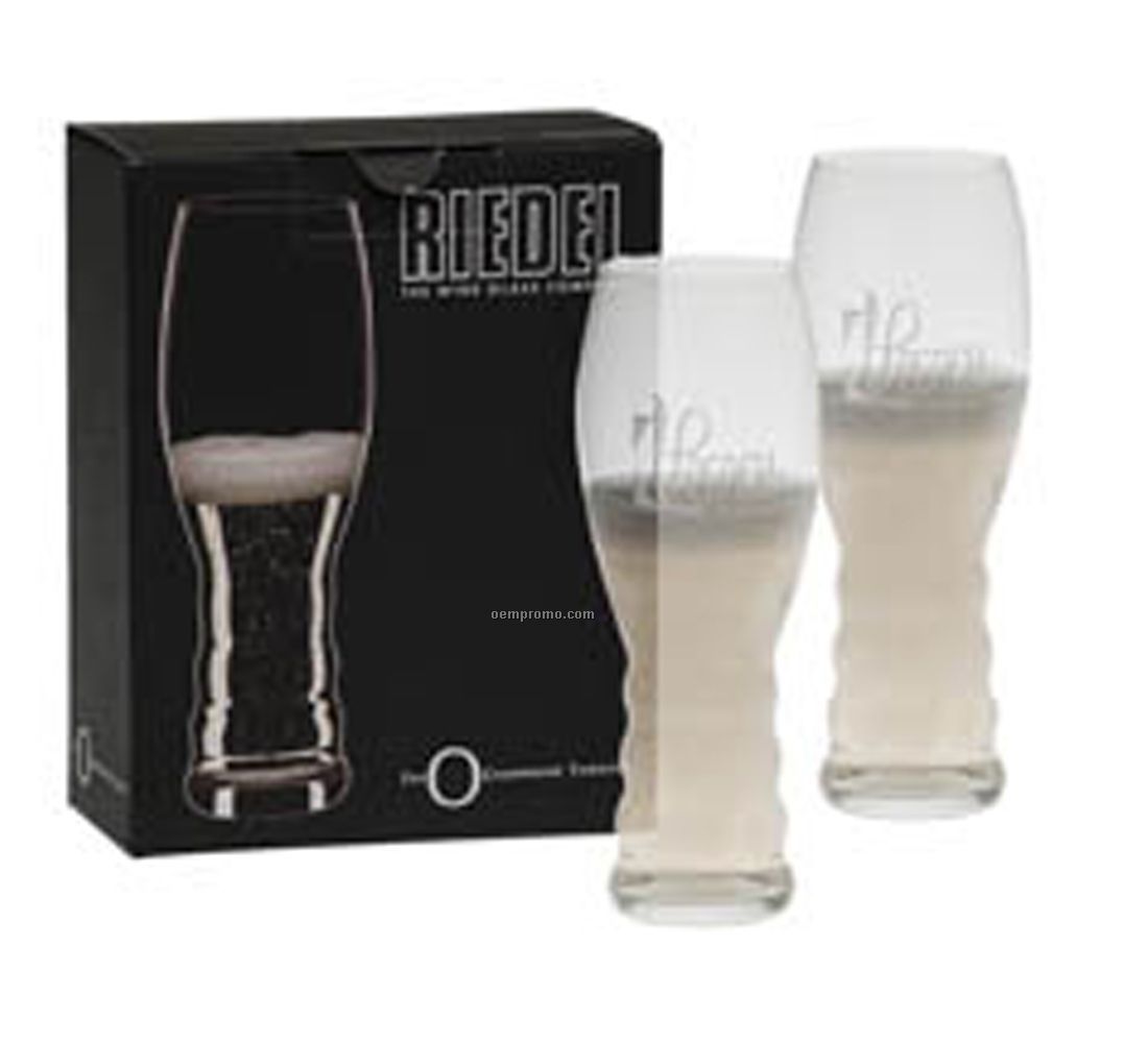 Windsor Collection "O" Series Riedel Crystal Set Of 2 Champagne Glasses