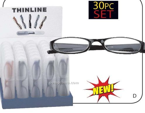 30 PC Thinline Reading Glasses Display