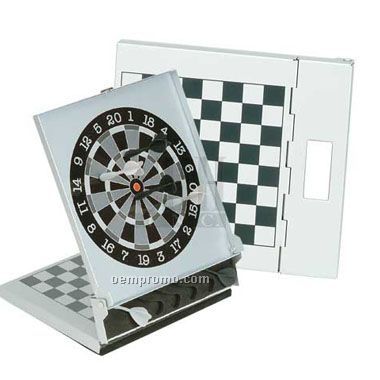 7 1/8" Magnetic Chess & Dart Set(Screen Printed)