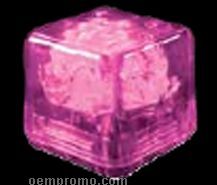 Blank Party Ice Pink LED Glow Cubes (Liquid Activated)