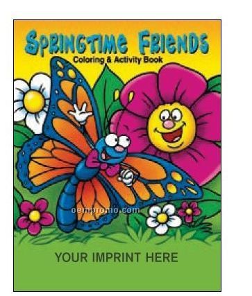 Springtime Friends Coloring Book Fun Pack