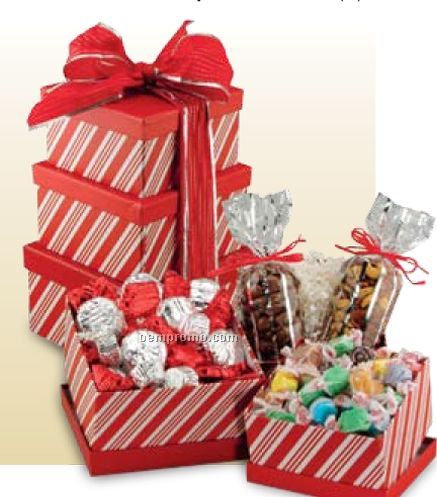 3 Tier Tower Of Treats Holiday Chocolate Gift