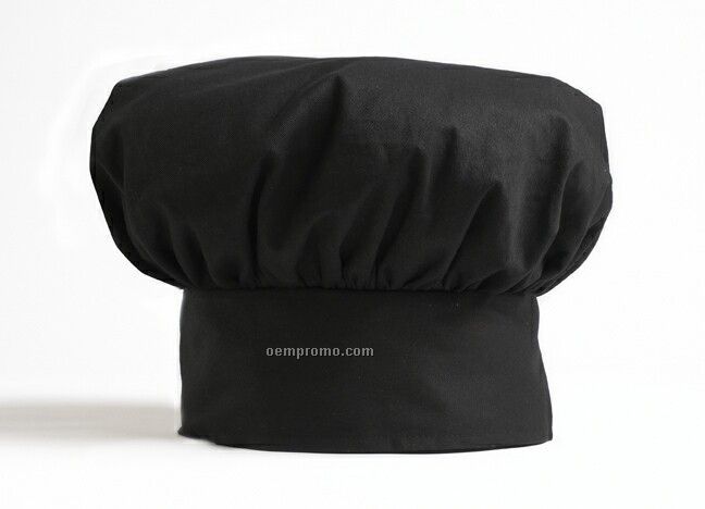 Black Chef Cap