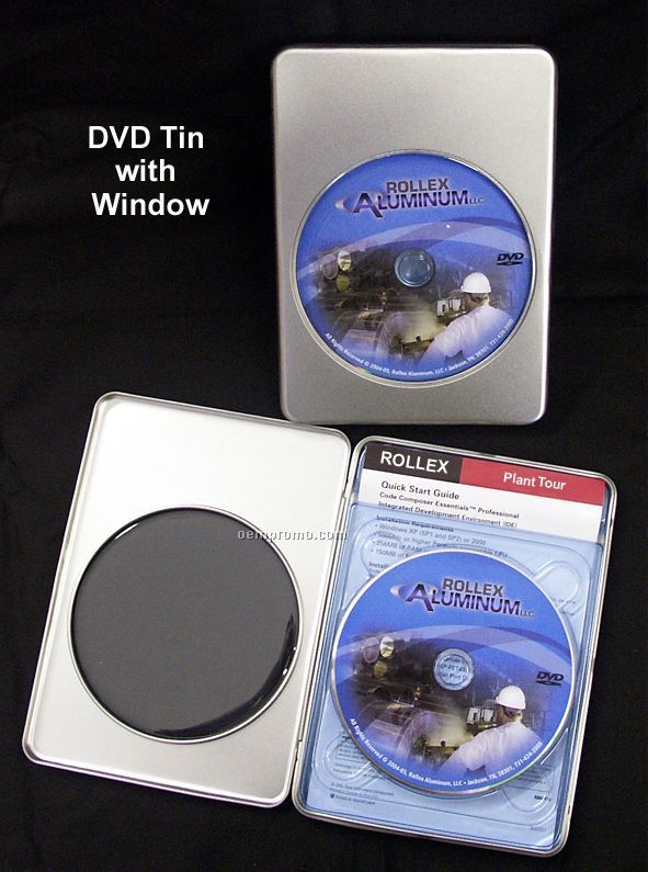 Deluxe DVD Tin (With Or Without Window)