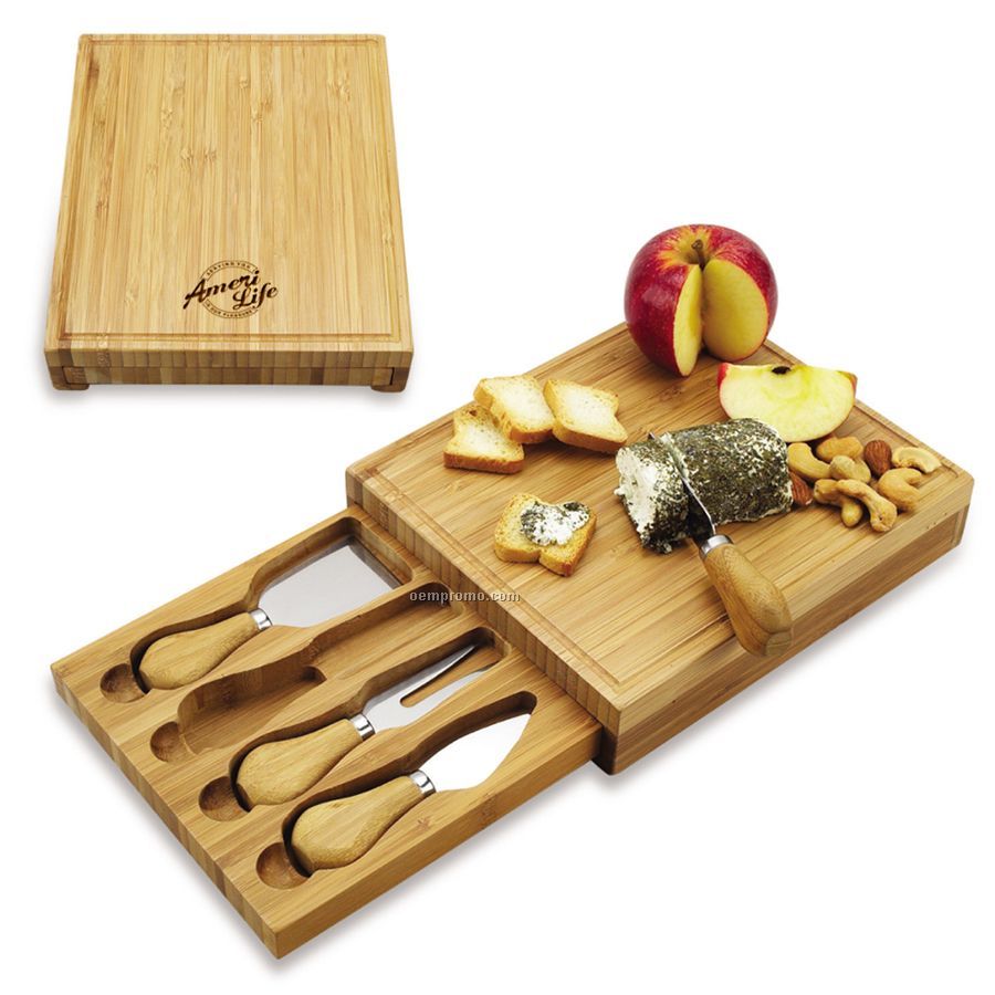 Edam Bamboo Cheese Board Set