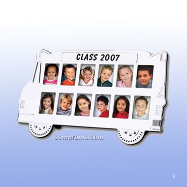 School Bus Photo Frame (Screened)