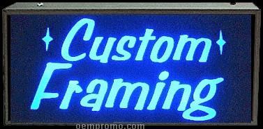 Simulated Neon Sign W/ 1 Lamp (12"X27")