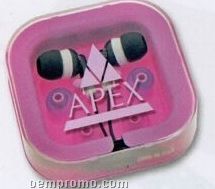 Think Pink Ear Buds (Factory Direct 8-10 Weeks)