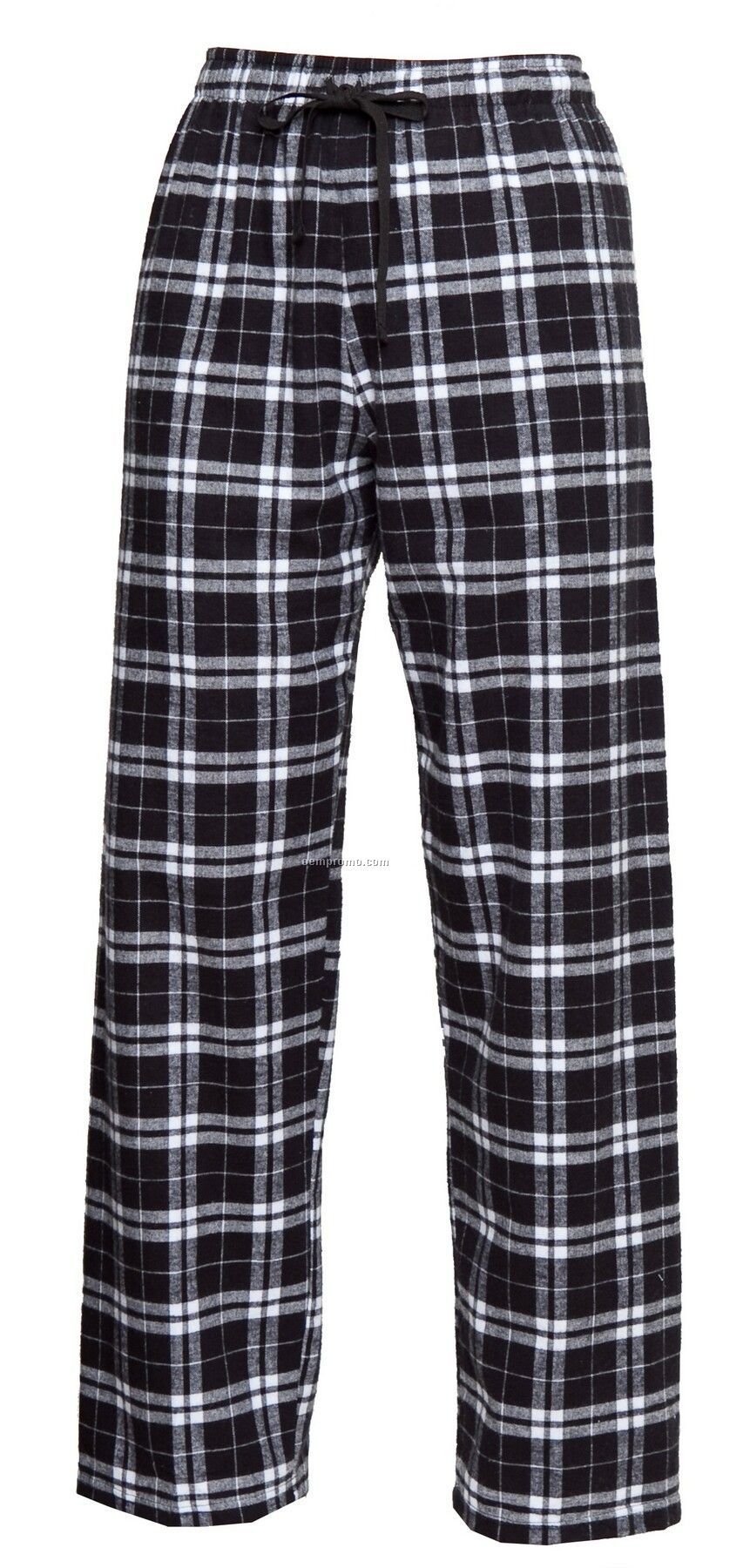 Youth Team Pride Flannel Pant In Black & White Plaid