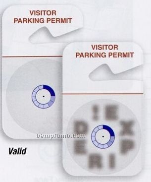 3"X5" Hangtag Visitor Parking Permit