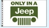 Stock Dealer Logo Flags - Only In A Jeep