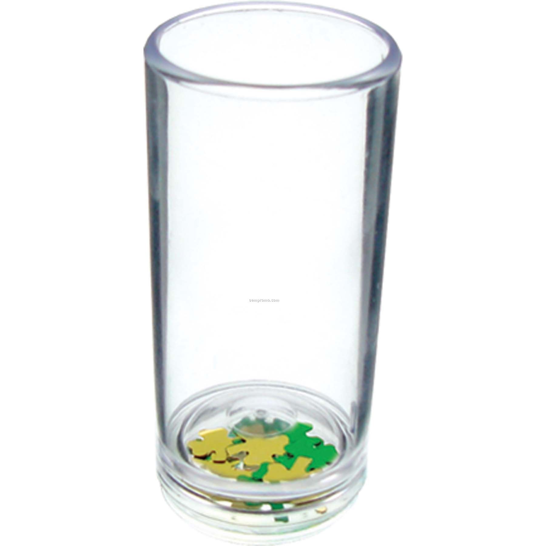 1.5 Oz. Lucky Shot Compartment Shooter Glass