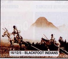 11"X14" Early American Tin Type Print - Blackfoot Indians