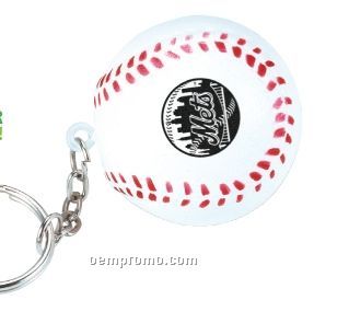 Baseball Squeeze Toy Key Chain