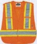 Viking Mesh Safety Vest In Fluorescent Orange