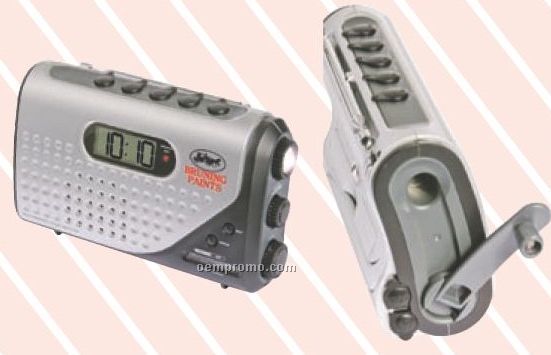 Dynamo Self Powered Alarm Clock Radio