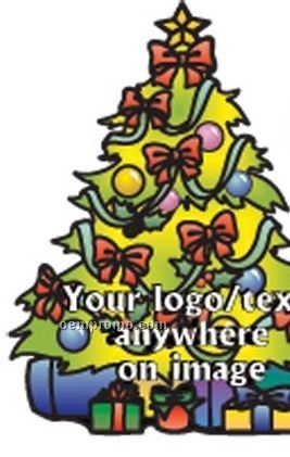 Christmas Tree Acrylic Coaster W/ Felt Back