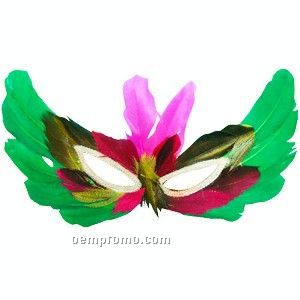 Colorful Feather Mask
