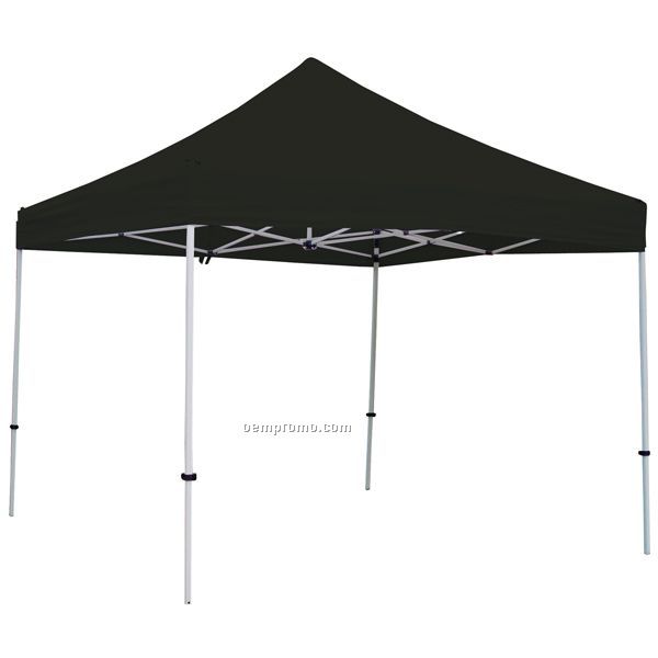 Deluxe 10' Square Black Tent - Unimprinted