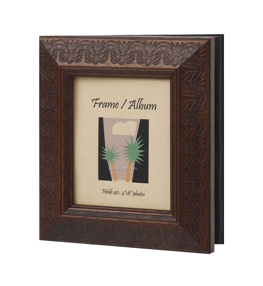 Embossed Tropical Small Picture Frame/ Photo Album