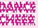 In Stock Dance Logo Ink Transfers In Fuchsia Pink W/White Dots