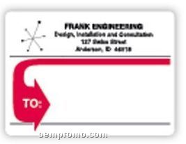 Laser Sheet Mailing Labels With Red Arrow