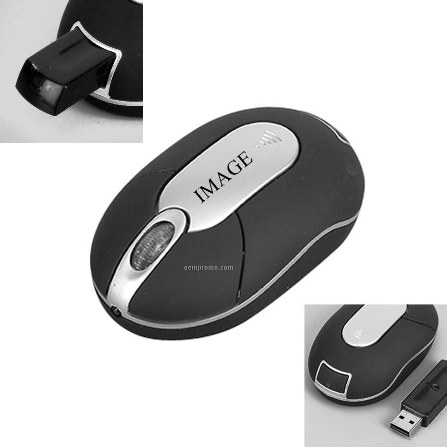 Mini Rf Wireless Optical Mouse With Mini USB Receiver