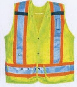Viking Surveyor Safety Vest In Fluorescent Green
