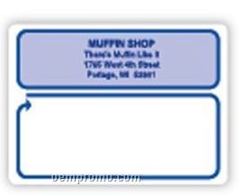 Laser Sheet Mailing Labels With Shaded Blue