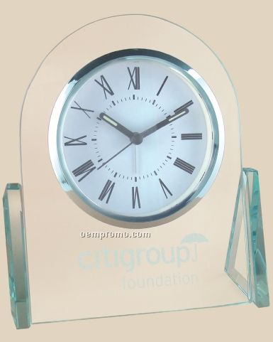 Winged Glass Desk Alarm Clock