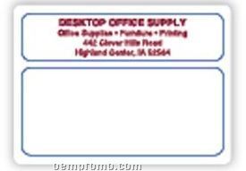 Laser Sheet Mailing Labels With Blue Border