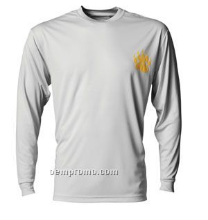 N3165 Cooling Long Sleeve Performance Adult Crew