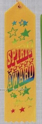 Stock Recognition Ribbon (Pinked Top) - Spirit Award